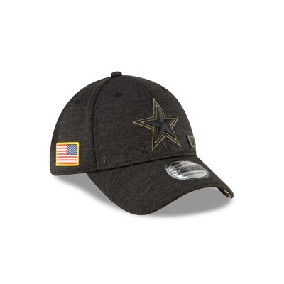 Dallas Cowboys Gorra | New Era NFL Salute To Service 39thirty Stretch Fit Cap Mexico - Negros